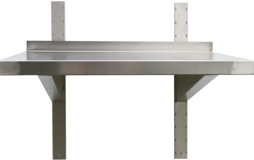 Edelstahl Wandbord Profi 1200 x 300 x 40 mm
