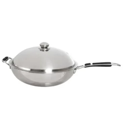 Edelstahl Wokpfanne Ø 360 mm