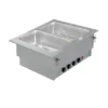 Einbau-Bain-Marie 2 GN1/1 Individuell