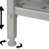 Einhängeregal Profi 1250 x 400 x 1670 mm, 4 Böden