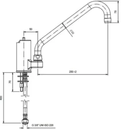 Einloch Mischbatterie Profi 200