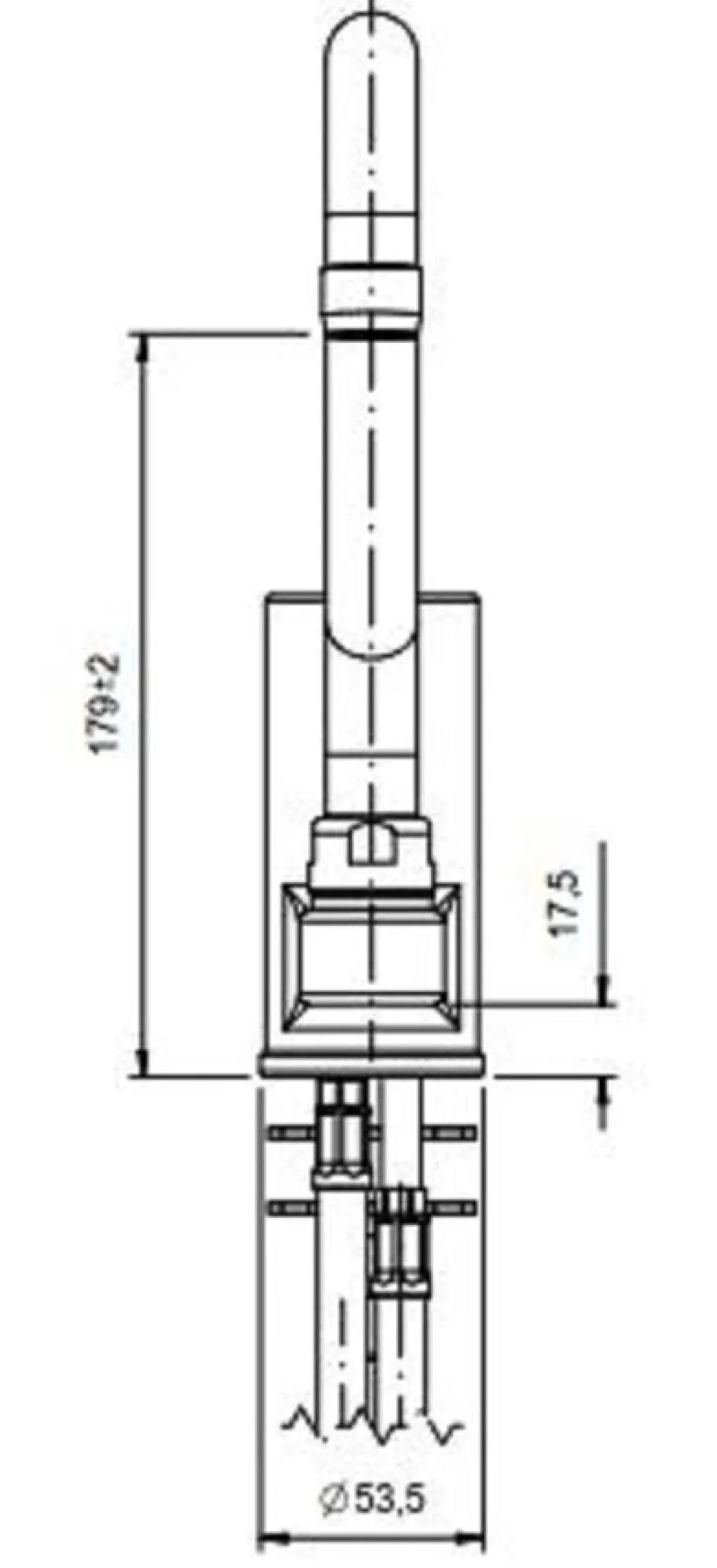 Einloch Mischbatterie Profi 200