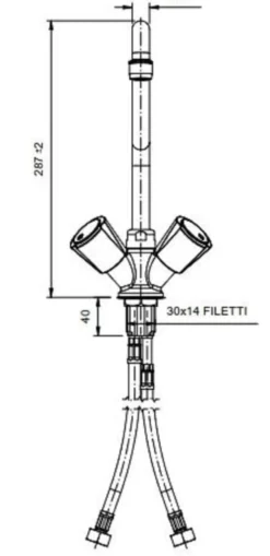 Einloch Mischbatterie Profi 100