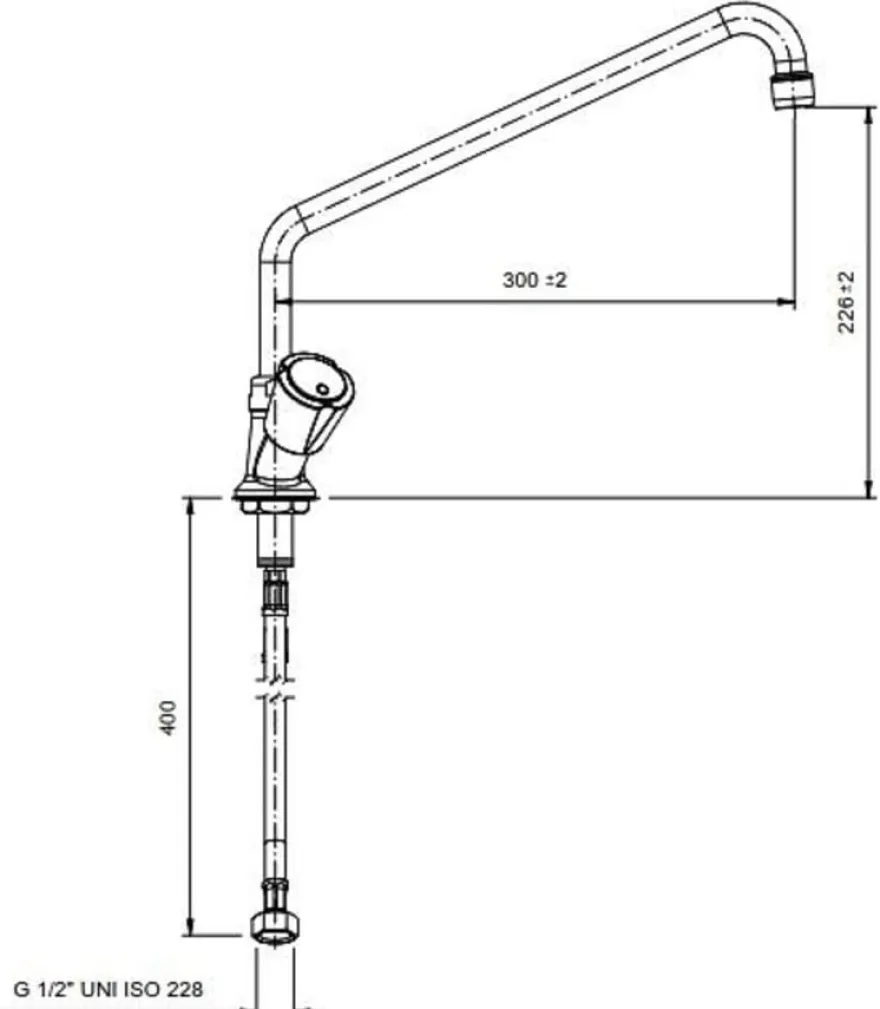 Einloch Mischbatterie Profi 100