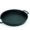Eisenguss-Riesenpfanne mit 2 angegossenen Seitengriffen, Durchmesser 50cm