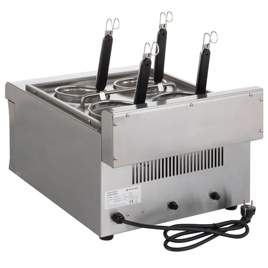 Elektrischer Nudelkocher - 4 Siebe - 16,5l