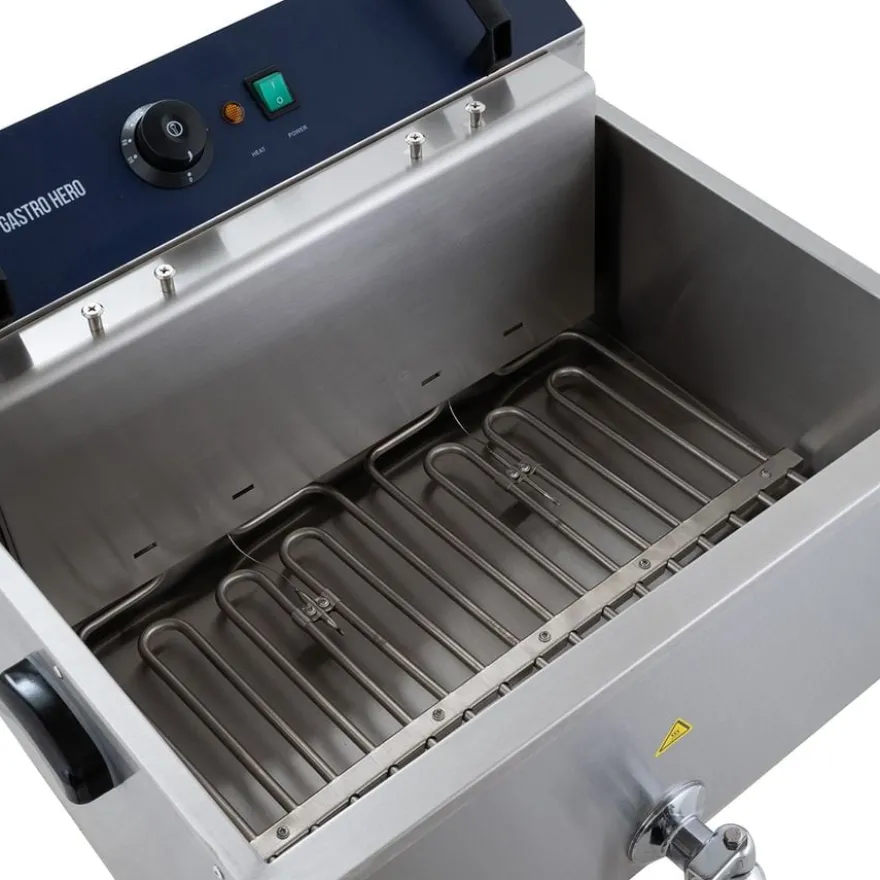 Elektro Backwaren-Fritteuse - 20,4 Liter - 5 kW - mit Ablasshahn