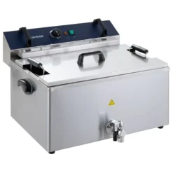 Elektro Backwaren-Fritteuse - 20,4 Liter - 5 kW - mit Ablasshahn