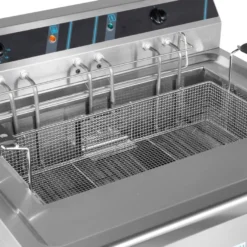 Elektro Backwaren-Fritteuse Profi 20 Liter mit Ablasshahn, 400 V