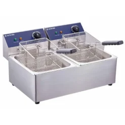 Elektro-Doppel-Fritteuse ECO 6+6 Liter