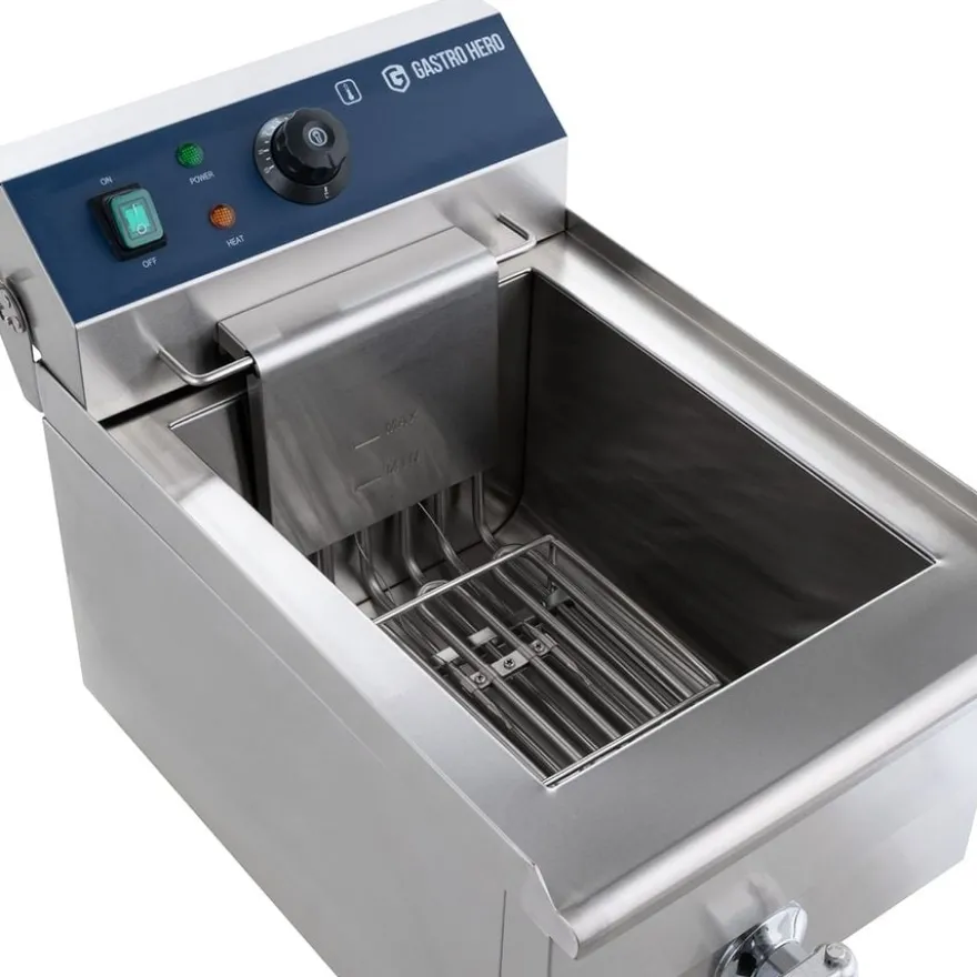 Elektro-Fritteuse ECO 13 Liter mit Ablasshahn,5000 W, 400 V