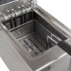 Elektro-Fritteuse Profi 8 Liter mit Ablasshahn, 400 V