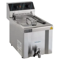 Elektro-Fritteuse Profi 8 Liter mit Ablasshahn, 400 V