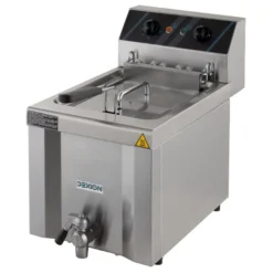 Elektro-Fritteuse Profi 8 Liter mit Ablasshahn, 400 V