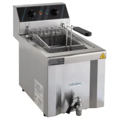 Elektro-Fritteuse Profi 8 Liter mit Ablasshahn, 400 V