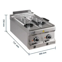 Elektrofritteuse Serie 700 - 40/70 - 6+6 Liter - Tischgerät