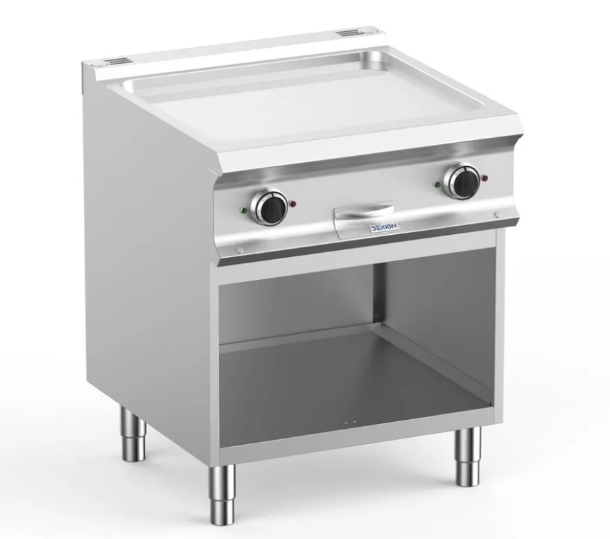 Elektrogrillplatte Dexion Lux 700 - 70/73 - glatt, verchromt - 10 kW
