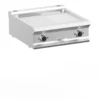 Elektrogrillplatte Dexion Lux 700 - 70/73 - ½ glatt, ½ gerillt, verchromt, Tischgerät - 10 kW