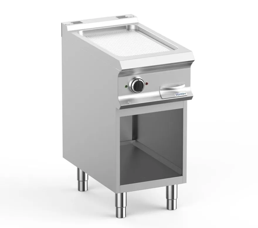 Elektrogrillplatte Dexion Lux- 700 - 40/73 - gerillt - 5 kW