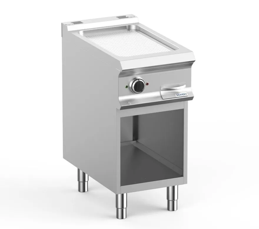 Elektrogrillplatte Dexion Lux- 700 - 40/73 - gerillt - 5 kW