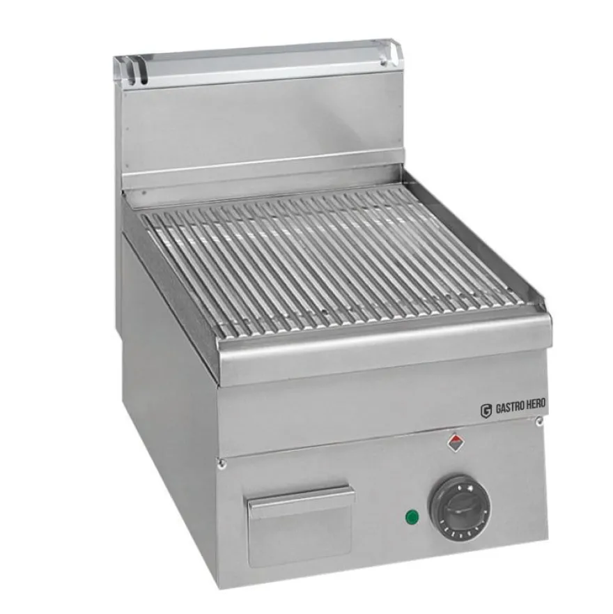 Elektro-Grillplatte Serie 600 - 40/60 - gerillt - Tischgerät - 5 kW