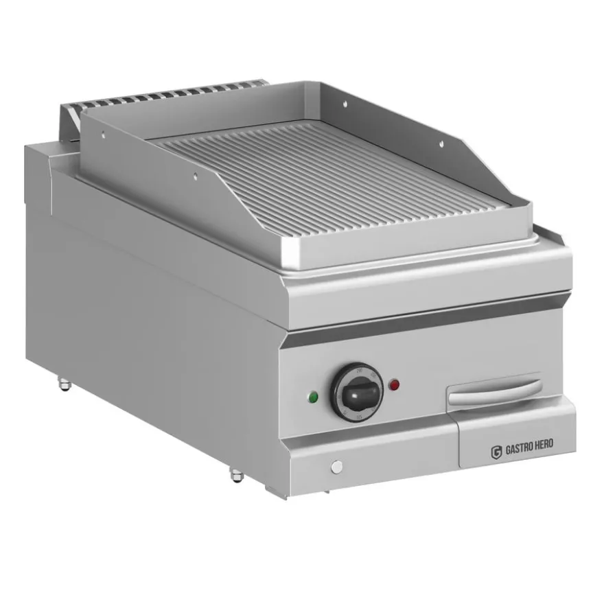 Elektrogrillplatte Serie 700 - 40/70 - gerillt - Tischgerät