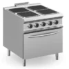 Elektroherd Dexion Lux 980 - 80/90 mit Elektrobackofen - 4 quadratische Kochfelder - 26 kW