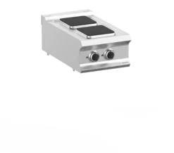 Elektroherd Dexion Lux 700 - 40/73 - Tischgerät - 2 quadratische Kochfelder - 5,2 kW