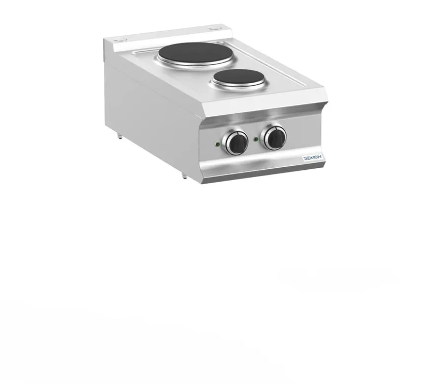 Elektroherd Dexion Lux 700 - 40/73 - Tischgerät - 2 runde Kochflächen - 4,1 kW