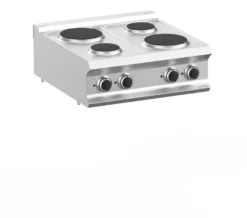 Elektroherd Dexion Lux 700 - 70/73 - Tischgerät - 4 runde Kochflächen - 8,2 kW