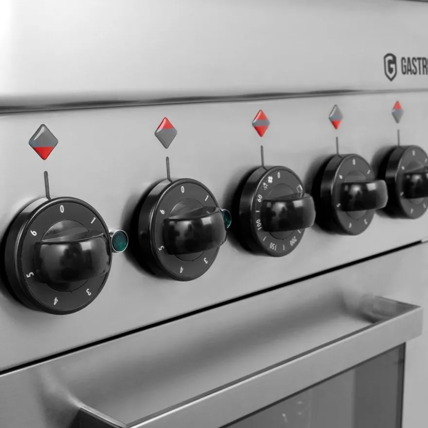 Elektroherd Serie 600 - 60/60 mit Elektrobackofen und Elektrogrill - 4 Kochfelder 11,7 kW