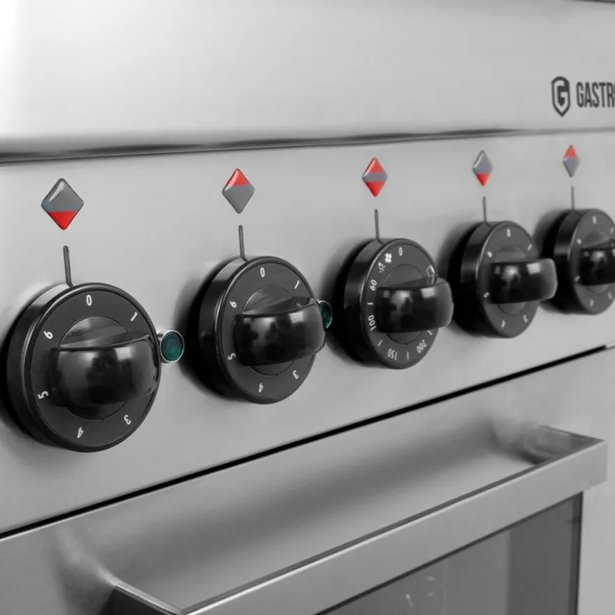 Elektroherd Serie 600 - 60/60 mit Elektrobackofen und Elektrogrill - 4 Kochfelder 11,7 kW