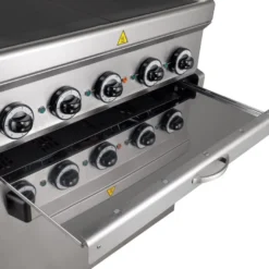 Elektroherd Serie 700 - 70/70mit Elektrobackofen, Umluft - 4 quadratische, abgesenkte Kochfelder - 12,6 kW