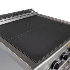 Elektroherd Serie 700 - 70/70mit Elektrobackofen, Umluft - 4 quadratische, abgesenkte Kochfelder - 12,6 kW