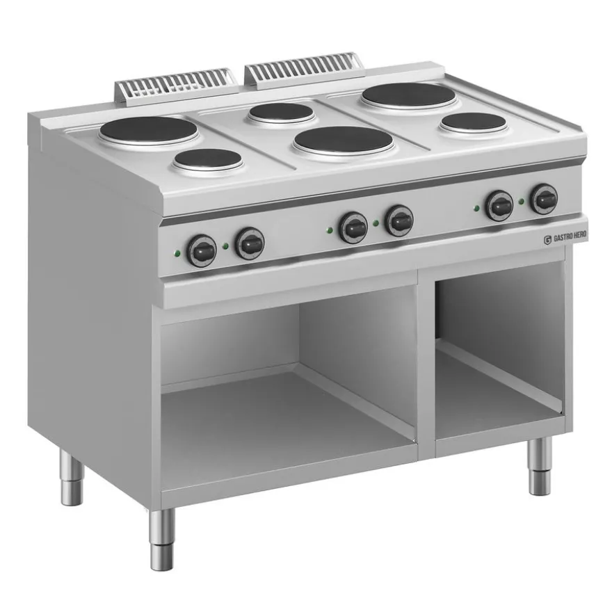 Elektroherd Serie 700 - 110/70 - 6 runde Kochstellen - 12,6 kW