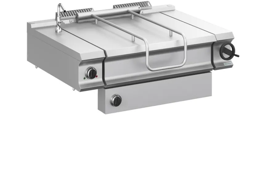 Elektro Kippbratpfanne Dexion Lux980 - 120/90 - 80 Liter - handbetriebene Neigung - Tischgerät