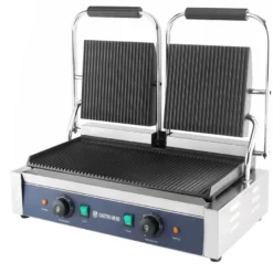 Elektro-Kontaktgrill ECO 2 x 1,8 kW, gerillt