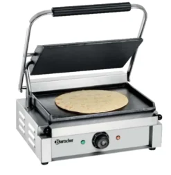 Elektro-Kontaktgrill 2,2 kW Grillplatten glatt