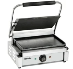 Elektro-Kontaktgrill 2,2 kW Grillplatten glatt