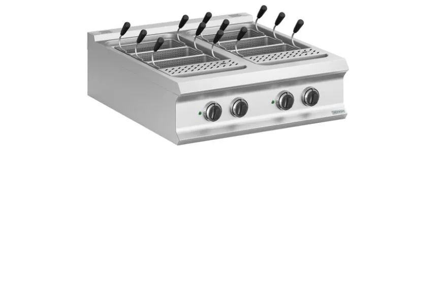 Elektro-Nudelkocher Dexion Lux 980 - 80/90 - Tischgerät - 40+40 Liter