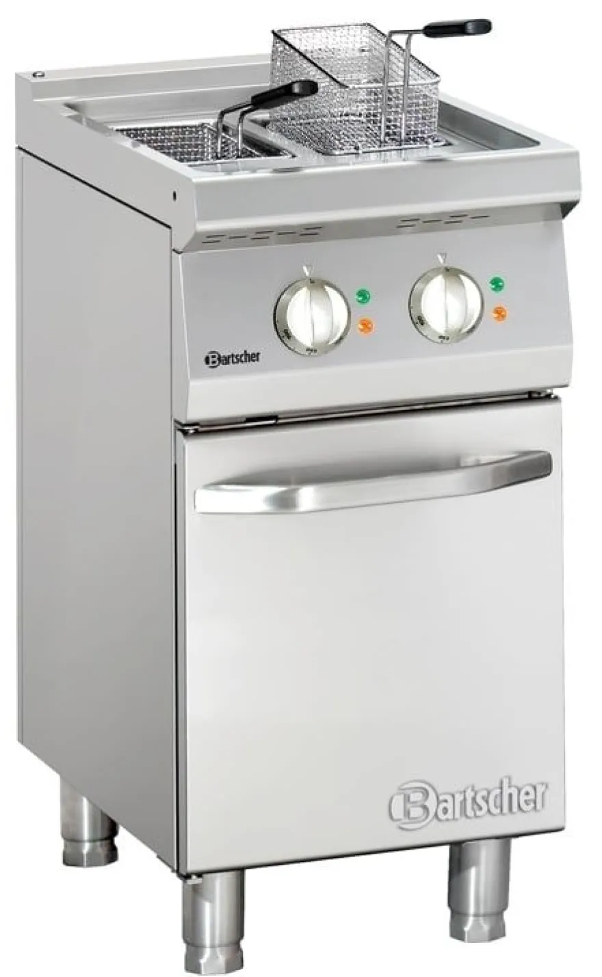 Elektro-Standfritteuse mit 2x9 Liter Becken aus der Serie 700