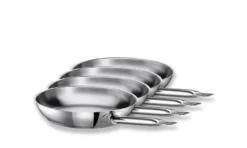 4er Set Edelstahlpfanne Industar - 20 cm