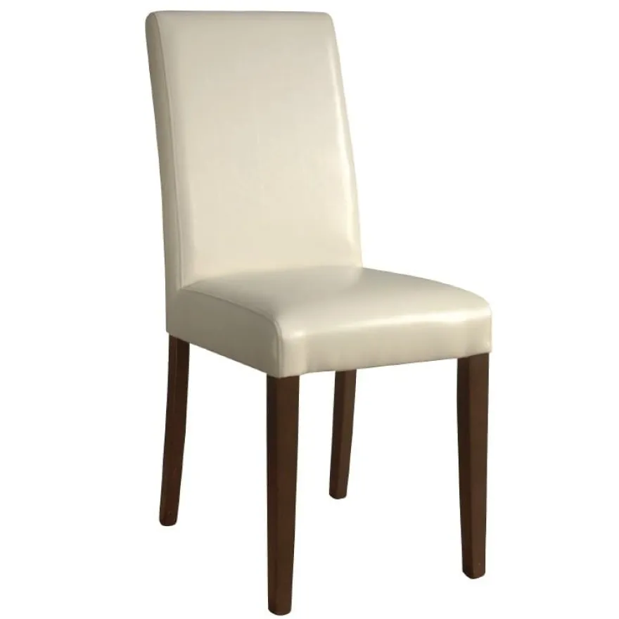 Esszimmerstühle Bolero Kunstleder creme - 2 Stück