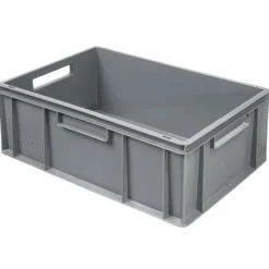 Euro-Stapelbehälter 600x400 mm, grau - 220 mm