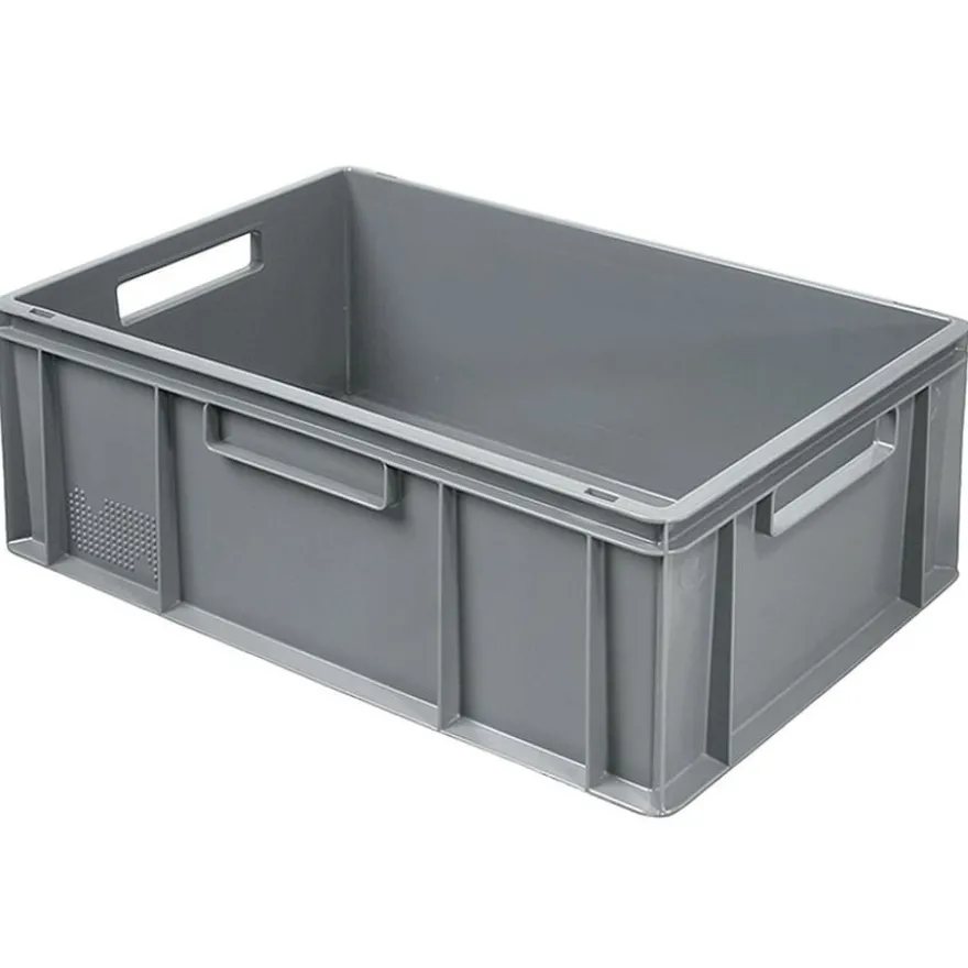 Euro-Stapelbehälter 600x400 mm, grau - 220 mm
