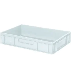 Euro-Stapelbehälter 600x400 mm, weiß -120 mm