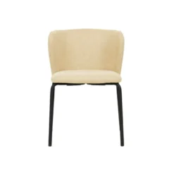 Feros Break Stapelstuhl mit Bezug – Beige
