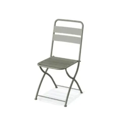 Feros Breeze Bistro Klappstuhl Metall – Grün