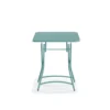Feros Breeze Bistro Klapptisch Metall – Blau