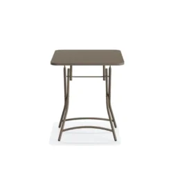 Feros Breeze Bistro Klapptisch Metall – Cappuccino
